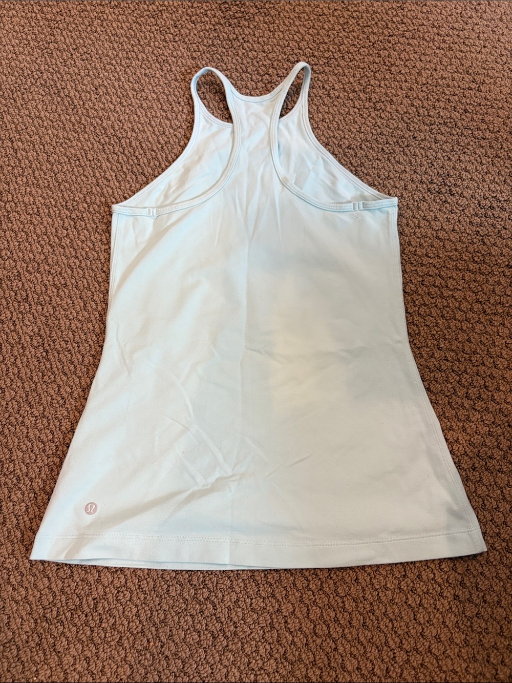 lululemon athletica Light Blue Racerback Tank Top